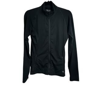 Mountain‎ Hardwear Women’s Full Zip Jacket XS Black Lightweight Outdoor